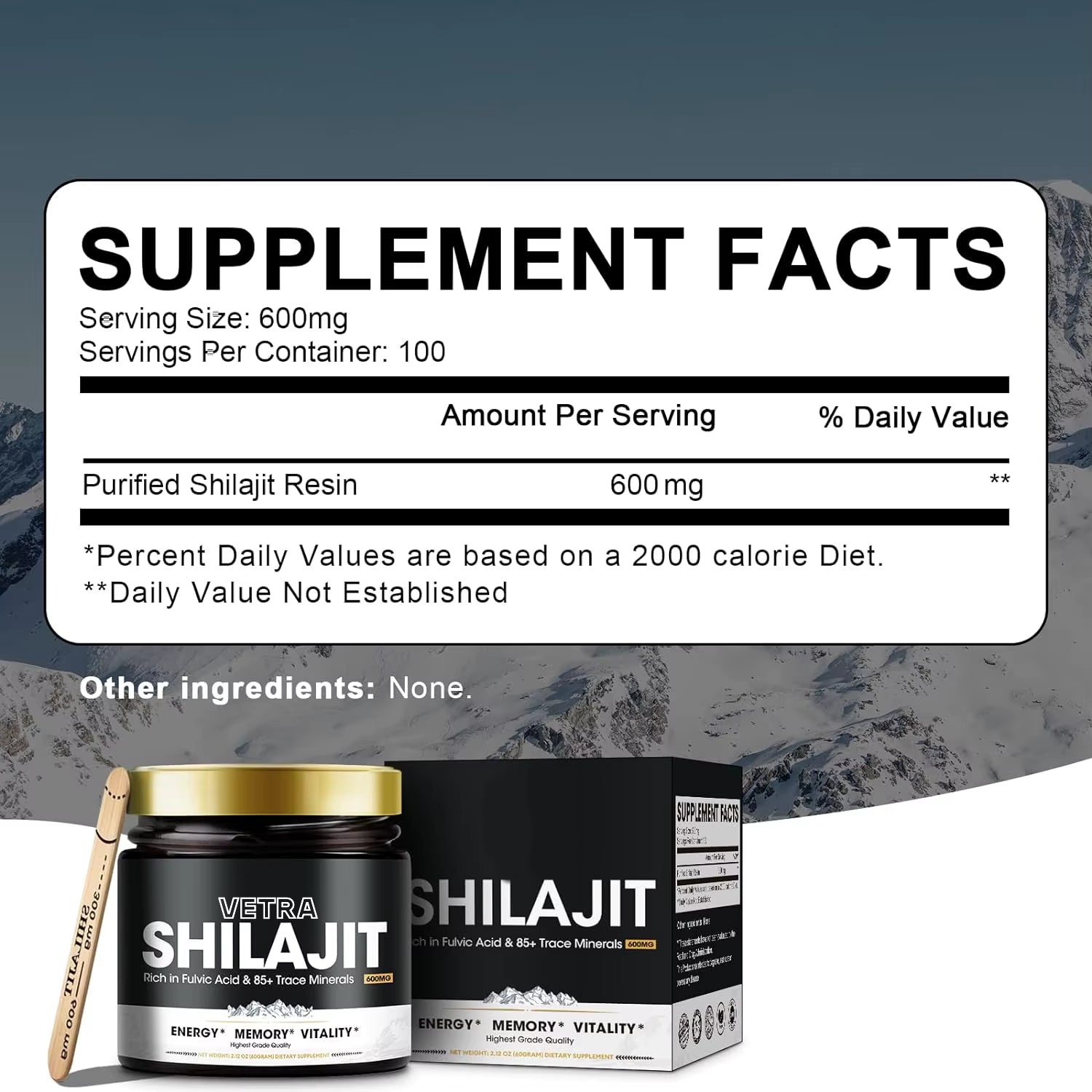 Vetra - Shilajit Pure Himalayan Organic Honey